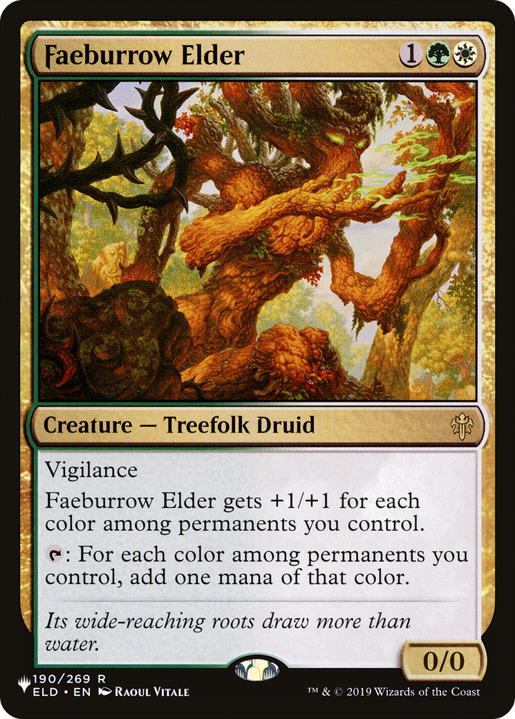 Faeburrow Elder (LIST-ELD-190) - The List Reprints