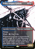 Ovika, Enigma Goliath (Showcase) (ONE-322) - Phyrexia: All Will Be One: (Showcase) (Borderless)