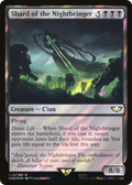 Shard of the Nightbringer (Surge Foil) (40K-055) - Warhammer 40,000 Commander Foil