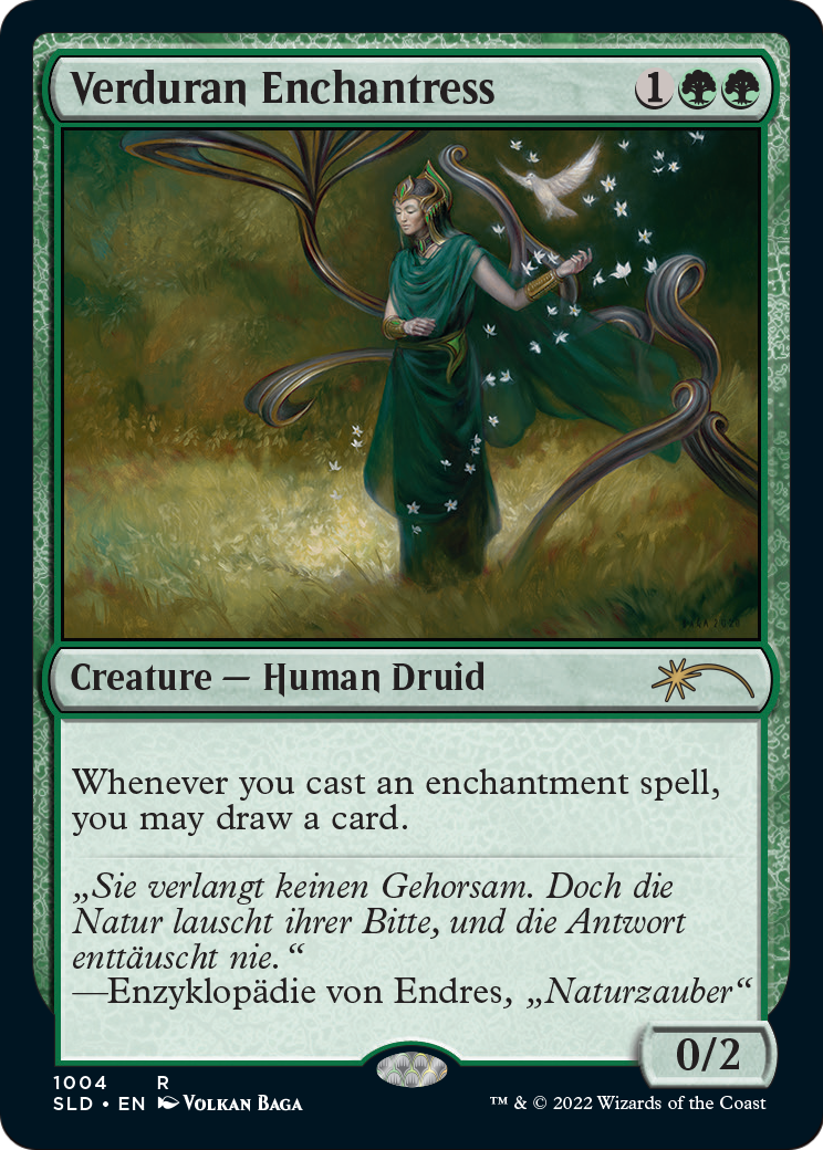 Verduran Enchantress (SLD-1004) - Secret Lair Drop
