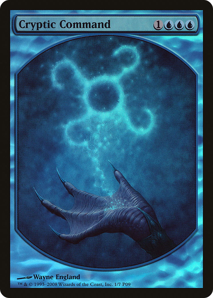 Cryptic Command (MPRP-001) - Magic Player Rewards 2009 Foil