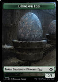 Dinosaur Egg // Dinosaur (0010) Double-Sided Token (LCI-11 // 10) - The Lost Caverns of Ixalan Foil