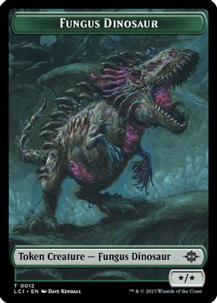 Fungus Dinosaur // Skeleton Pirate Double-Sided Token (LCI-12 // 8) - The Lost Caverns of Ixalan Foil