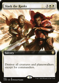 Slash the Ranks (Extended Art) (CMR-625) - Commander Legends: (Extended Art)