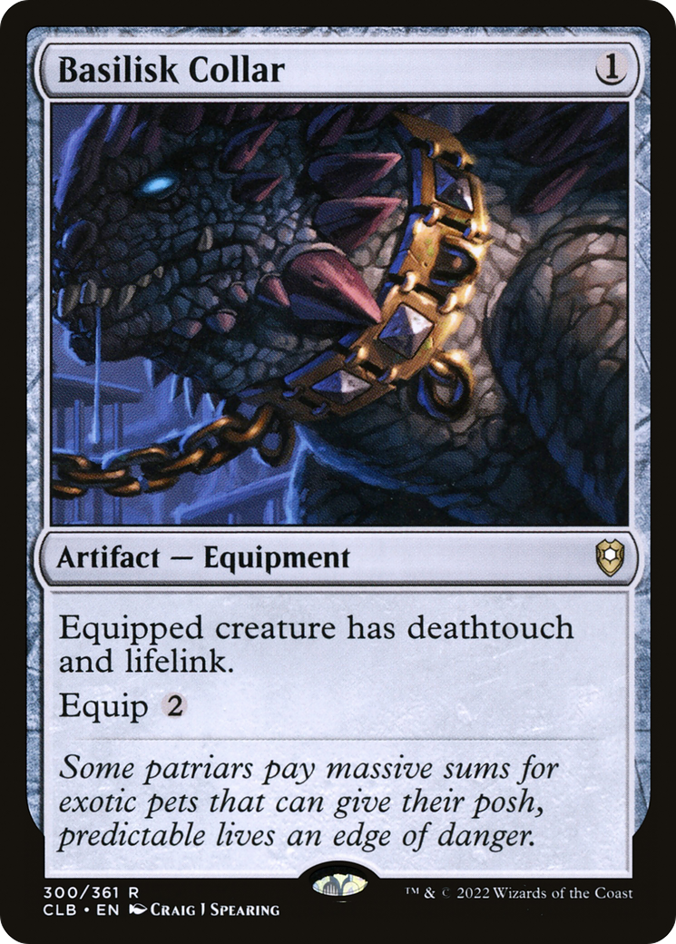 Basilisk Collar (CLB-300) - Commander Legends: Battle for Baldur's Gate Foil