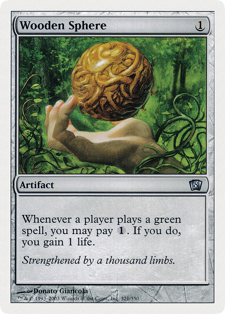 Wooden Sphere (8ED-321) - 8th Edition