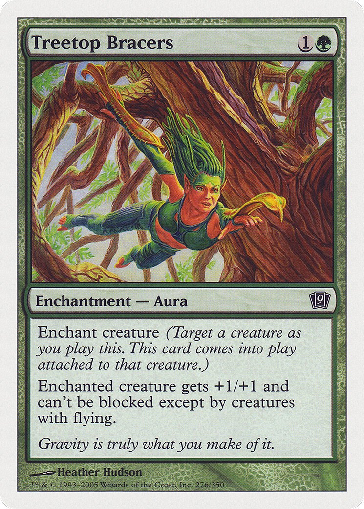 Treetop Bracers (9ED-276) - 9th Edition