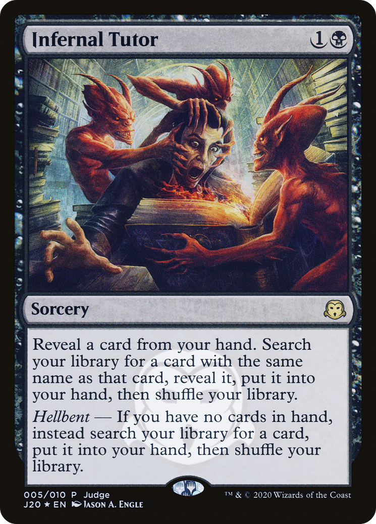 Infernal Tutor (JDG-005) - Judge Gift Cards 2020 Foil
