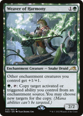 Weaver of Harmony (PPNEO-213) - Kamigawa: Neon Dynasty Promos: (enchantment) Foil