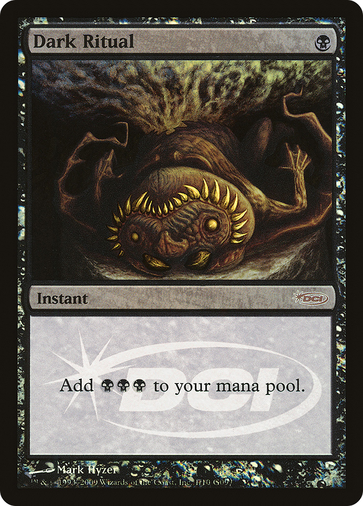 Dark Ritual (JDG-001) - Judge Gift Cards 2009 Foil