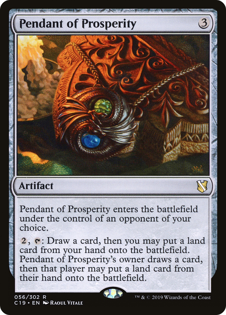Pendant of Prosperity (C19-056) - Commander 2019