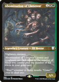 Abomination of Llanowar (Foil Etched) (CMR-585) - Commander Legends Etched Foil