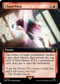 Chaos Warp (Extended Art) (Surge Foil) (WHO-1064) - Doctor Who: (Extended Art) Foil