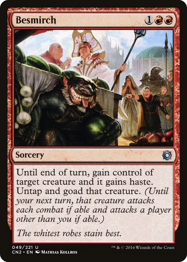 Besmirch (CN2-049) - Conspiracy: Take the Crown Foil