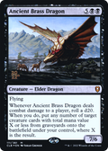 Ancient Brass Dragon (PRE-111) - Battle for Baldur's Gate Promos Foil