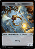 Thopter (0020) // Thopter (0019) Double-Sided Token (MKM-20 // 19) - Murders at Karlov Manor Foil