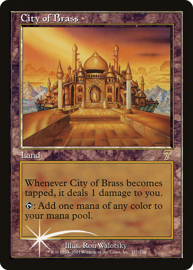 City of Brass (7ED-327★) - 7th Edition Foil