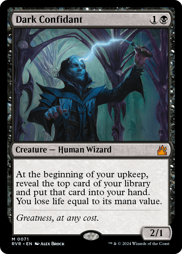 Dark Confidant (RVR-071) - Ravnica Remastered Foil