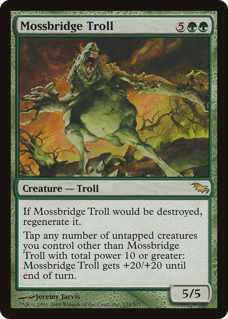 Mossbridge Troll (SHM-123) - Shadowmoor Foil