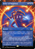 Force of Negation (Borderless) (2X2-346) - Double Masters 2022