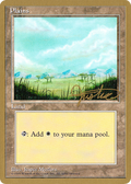 Plains (B) - 1996 Mark Justice (4ED) (WCD-) - Pro Tour Collector Set