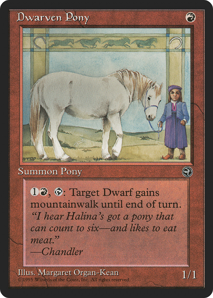 Dwarven Pony (HML-) - Homelands
