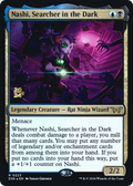 Nashi, Searcher in the Dark (PRE-223) - Duskmourn: House of Horror Promos Foil
