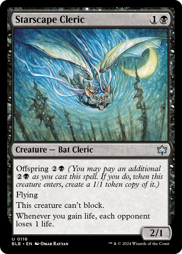 Starscape Cleric (BLB-116) - Bloomburrow Foil