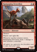 Rampaging Ferocidon (DSC-167) - Duskmourn: House of Horror Commander