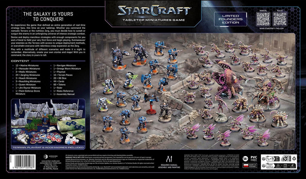 Starcraft Tabletop Miniatures Game: Starter Set Founders Edition