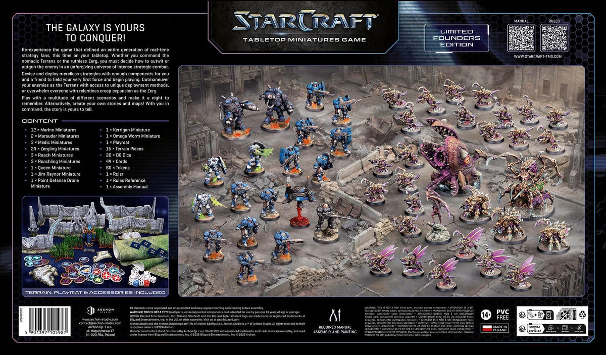 Starcraft Tabletop Miniatures Game: Starter Set Founders Edition