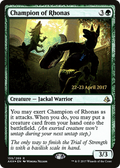 Champion of Rhonas (PRE-159S) - Amonkhet Promos Foil