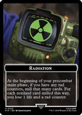 Radiation // Zombie Mutant Double-Sided Token (PIP-22 // 7) - Universes Beyond: Fallout