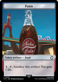 Food (0013) // Soldier (0004) Double-Sided Token (PIP-13 // 4) - Universes Beyond: Fallout Foil