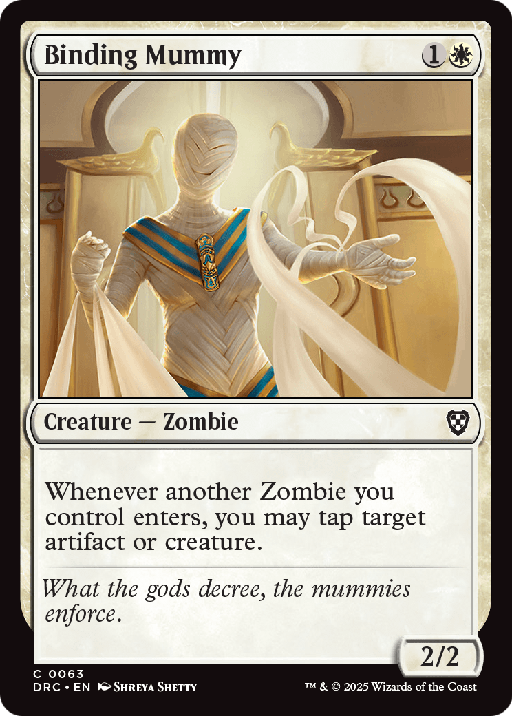 Binding Mummy (DRC-063) - Commander: Aetherdrift