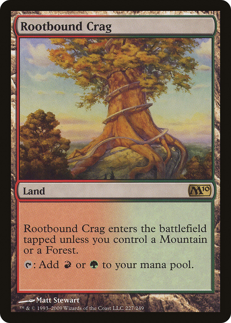 Rootbound Crag (M10-227) - Magic 2010 Foil