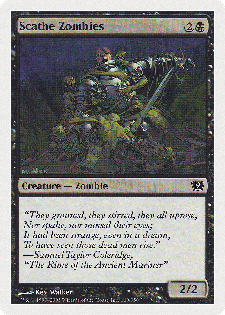 Scathe Zombies (9ED-160) - 9th Edition Foil