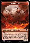 Dragon Egg // Dragon Double-Sided Token (OTC-12 // 11) - Commander: Outlaws of Thunder Junction