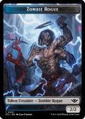 Zombie Rogue // Plot Double-Sided Token (OTJ-15 // 20) - Outlaws of Thunder Junction