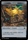 Treasure // Blood Double-Sided Token (OTJ-18 // 2) - Outlaws of Thunder Junction Foil