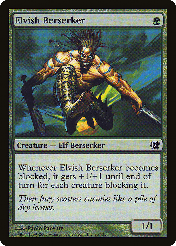 Elvish Berserker (9ED-237) - 9th Edition Foil