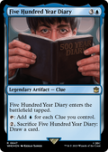 Five Hundred Year Diary (Surge Foil) (WHO-647) - Doctor Who Foil