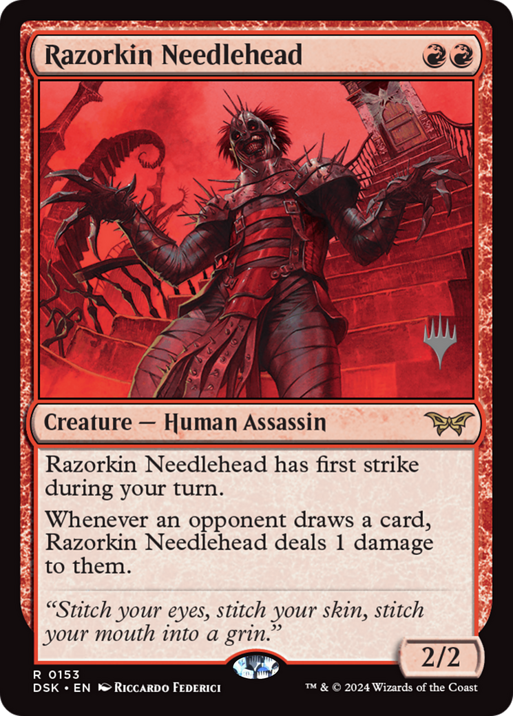 Razorkin Needlehead (PPDSK-153) - Duskmourn: House of Horror Promos