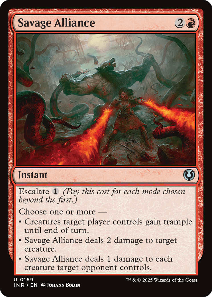 Savage Alliance (INR-169) - Innistrad Remastered