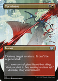 Terminate (Borderless) (2X2-389) - Double Masters 2022 Foil