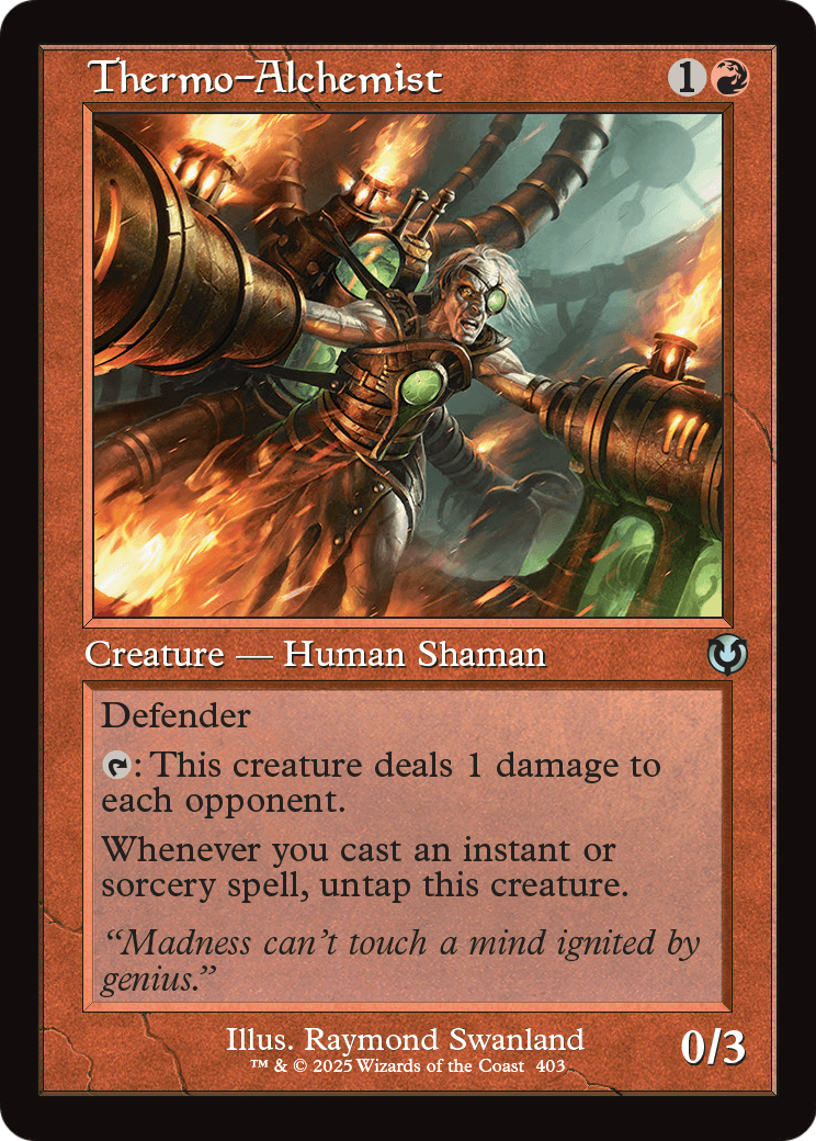 Thermo-Alchemist (Retro Frame) (INR-403) - Innistrad Remastered Foil