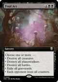 Final Act (Extended Art) (Ripple Foil) (M3C-052) - Modern Horizons 3 Commander Foil