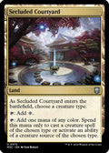 Secluded Courtyard (Ripple Foil) (M3C-372) - Modern Horizons 3 Commander Foil