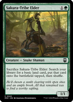 Sakura-Tribe Elder (Ripple Foil) (M3C-243) - Modern Horizons 3 Commander Foil