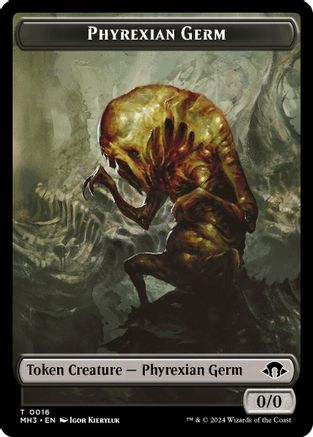 Phyrexian Germ // Clue Double-Sided Token (MH3-16 // 30) - Modern Horizons 3 Foil